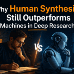Why Human Synthesis Still Outperforms Machines in Deep Research